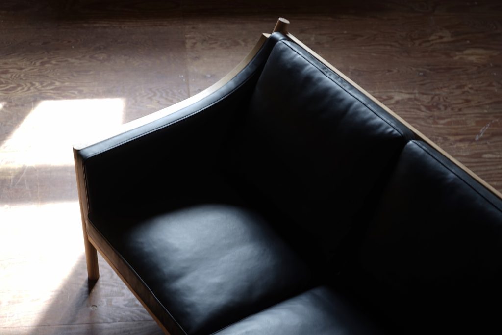 Black Leather Sofa